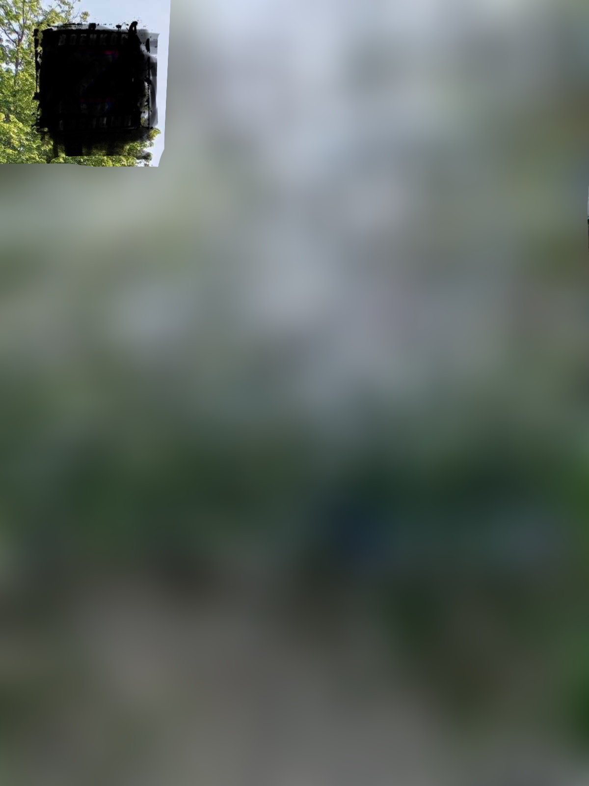 An image found by Kateryna of what potentially could be Schrödinger’s Flat, anonymised by me to point to a black square Kateryna drew on top of a watermark of a pro-Russian channel. Schrödinger’s Flat